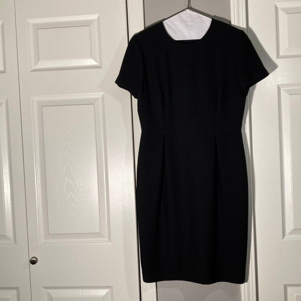 Size 10, Maggy London, short sleeve, black dress